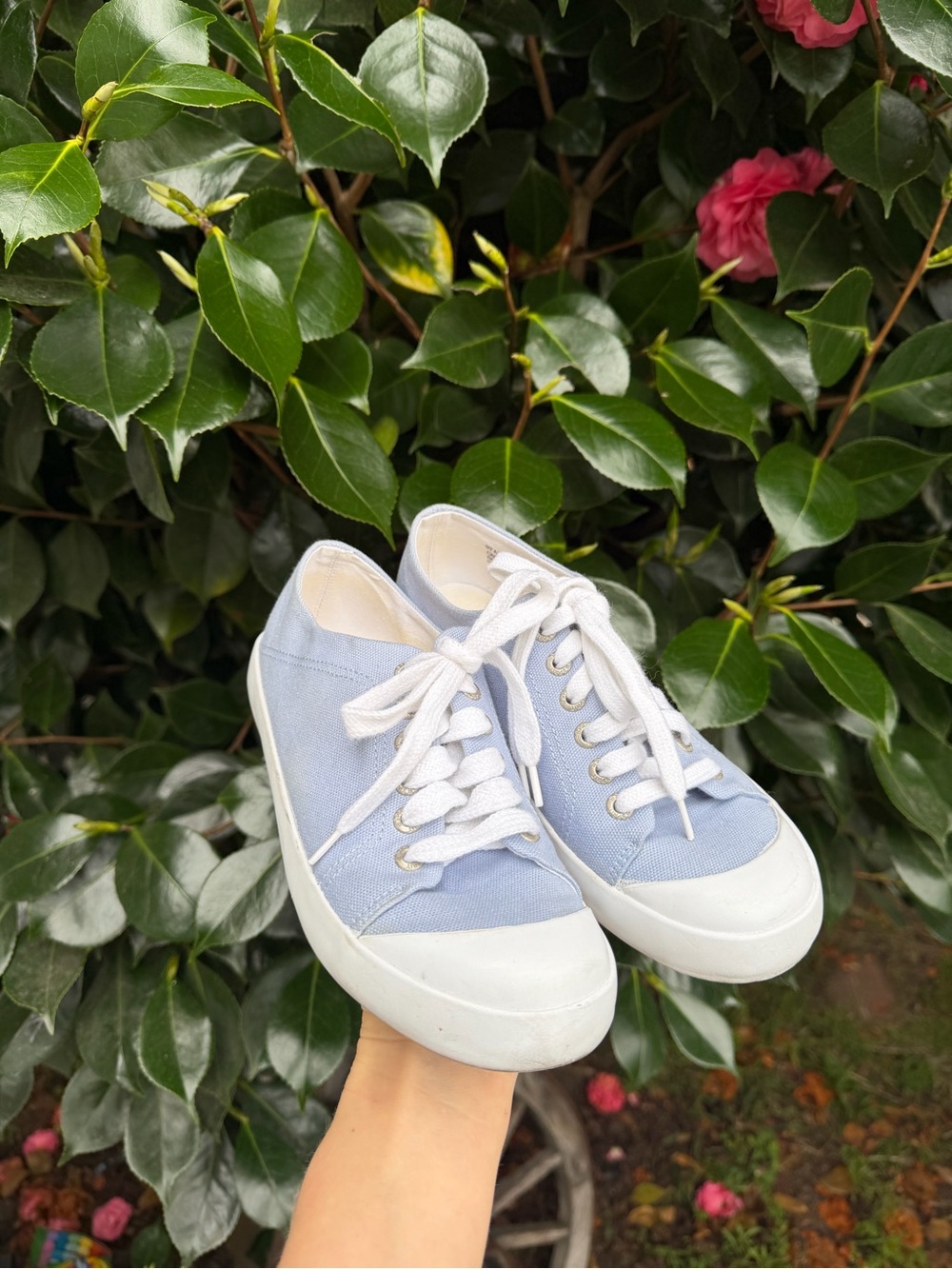 Vintage ESPRIT Canvas Lace-Up Sneakers